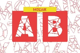 Mozaik - Decorative Display font