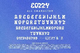 Cozzy - Display Type Face Font