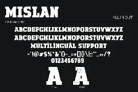 Mislan Business Advertising Font