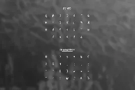 Bacots font