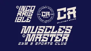 Incorrigible Modern Sport Font