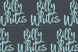 Billy Whites font