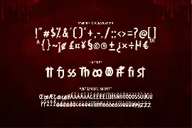 Bloodfear - Horror and Scary Font