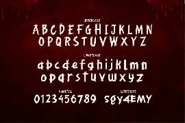 Bloodfear - Horror and Scary Font