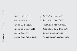 Ardent Sans - Modern Font Family