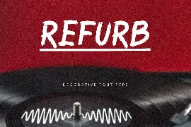 Refurb - Display Font