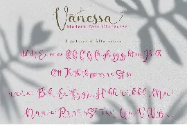 Vanessa font