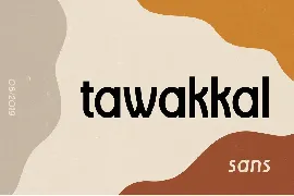 Tawakkal Sans font