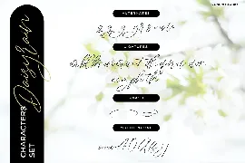 DaisyRain | Handwriting Script Font