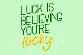 Lucky Green Font Duo