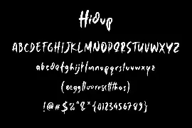 Hidup - Rough Textured Display Font