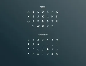 Colours font