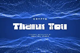 Crypto Future Display font