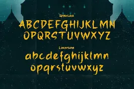 Moaned - Horror Scary Font