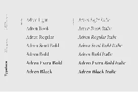 Adren - A Modern & Refined Typeface font