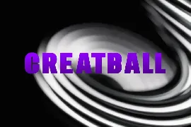 Creatball font