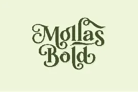 Mollas Typeface font