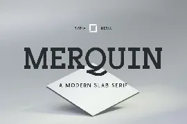 Merquin - Sport and Modern Bold Slab Serif font