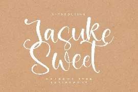 Jasuke Sweet font