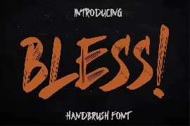 Bless Brush Font