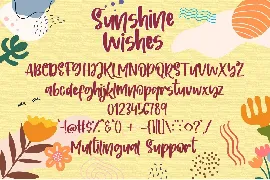 Sunshine Wishes - Handwritten Font