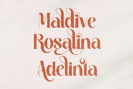 Rosalia Modern Serif Font