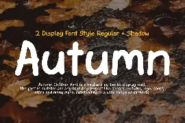 Autumn Children - Display Font