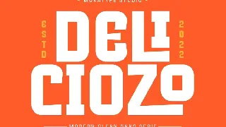 Deliciozo - Modern Clean Sans Serif font