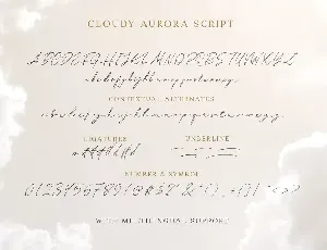 Cloudy Aurora - Font Duo (+LOGOS)