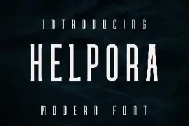 Helpora Font