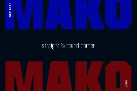 Mako (Elements Edition) font