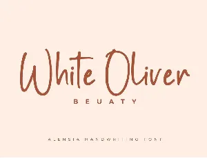 Alensia Handwritten Font