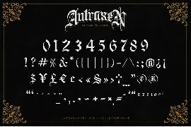 Antraxen font