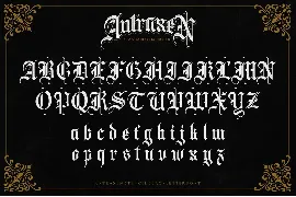 Antraxen font