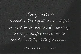 Jashel Handwritten Script Font