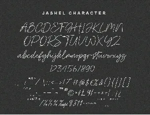 Jashel Handwritten Script Font