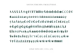 Muttia Display Typeface font