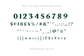 Muttia Display Typeface font