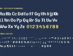 BAXAU | Display Hero Font