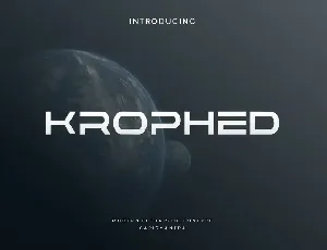 Krophed font