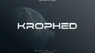 Krophed font