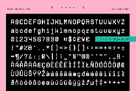 Monomials font