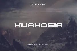 Kurhosia font