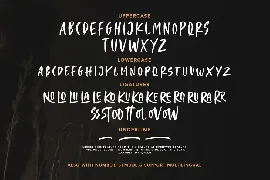 Crooked Hooks - Dry Brush Font