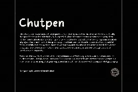 Chutpen - The Handwriting Editorial Font