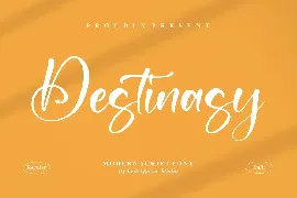 Destinasy Script Font