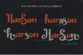 Harson Soft - Intergalactic Typeface font