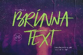 BRINNA Text font