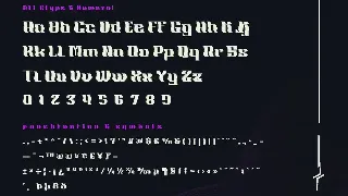 Ghora | Futuristic Font