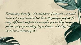 Barnaby Monoline Signature Font